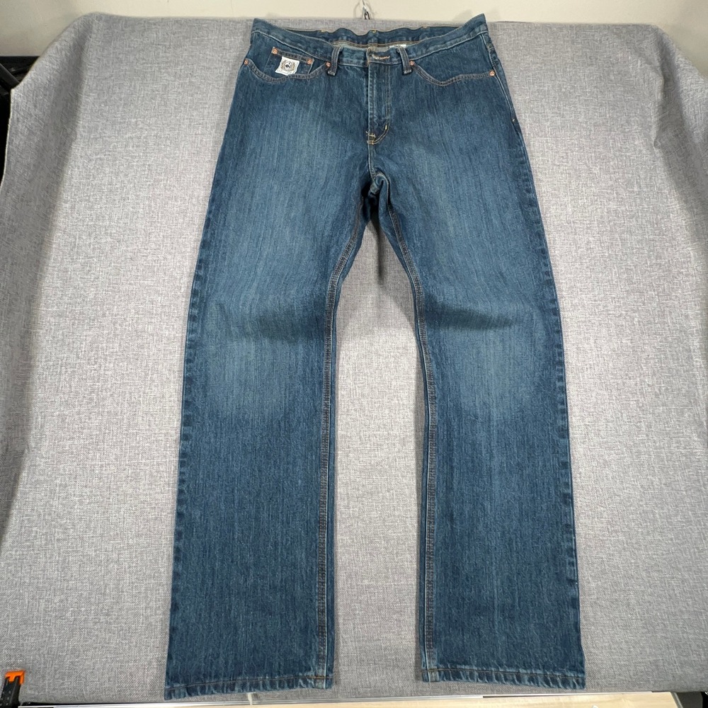 Vintage Y2K Cinch Jeans Mens 38x34 (Fits 38x35) Relaxed Straight Leg MB92834013